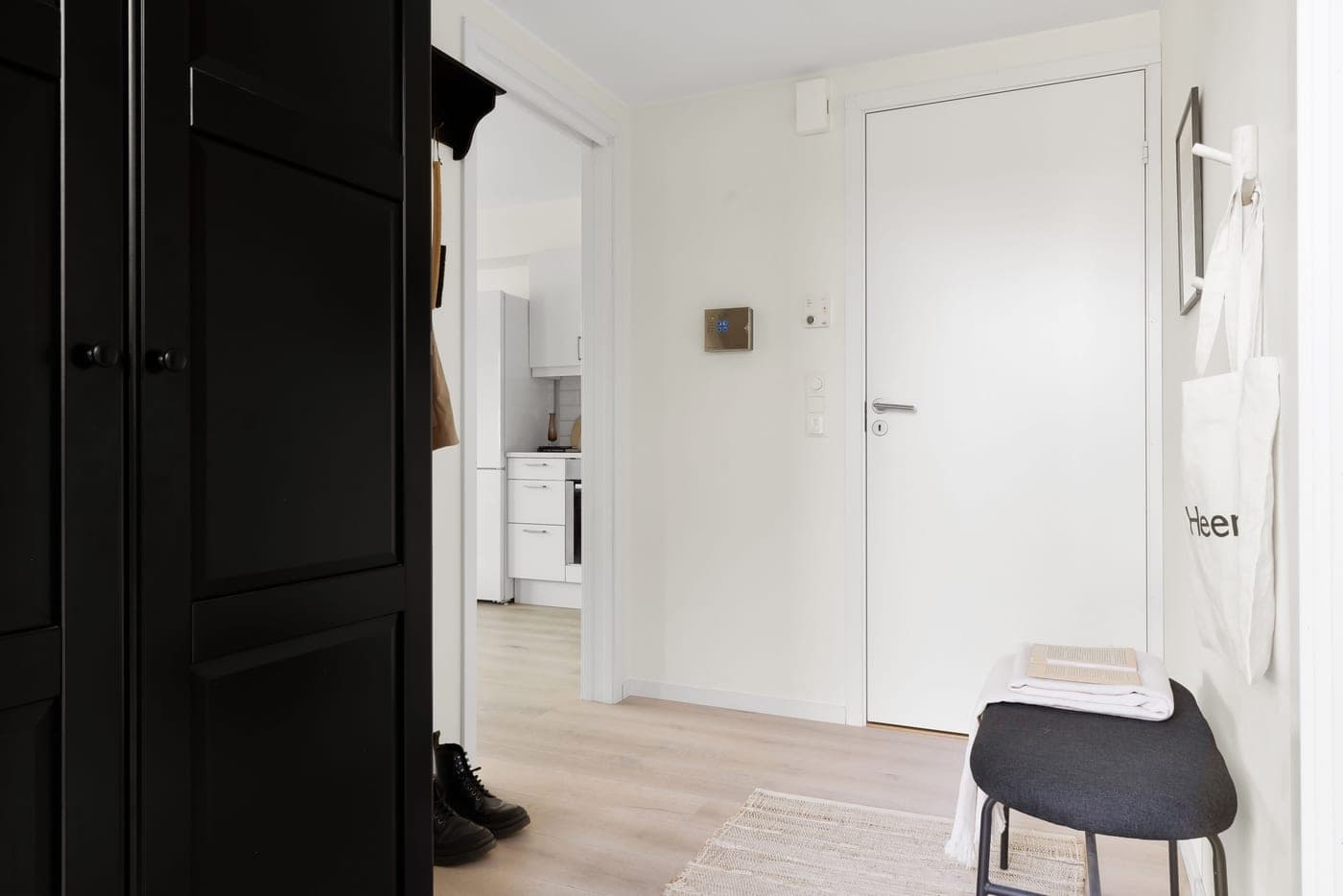 Minimal hallway interior